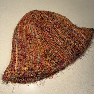 Kathmandu Imports Silk Festival Bucket Hat Nepal Boho Fat Albert Hat